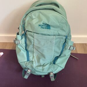 North Face Recon Green Backpack